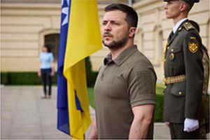 Ukrainian president Zelensky